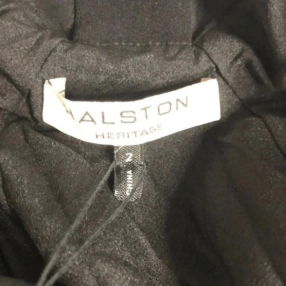 HALSTON Evening Collection Black Dress - Picture 5 of 8